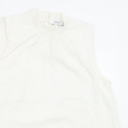 Womens UK Size 12 RESERVED White Basic Blouse