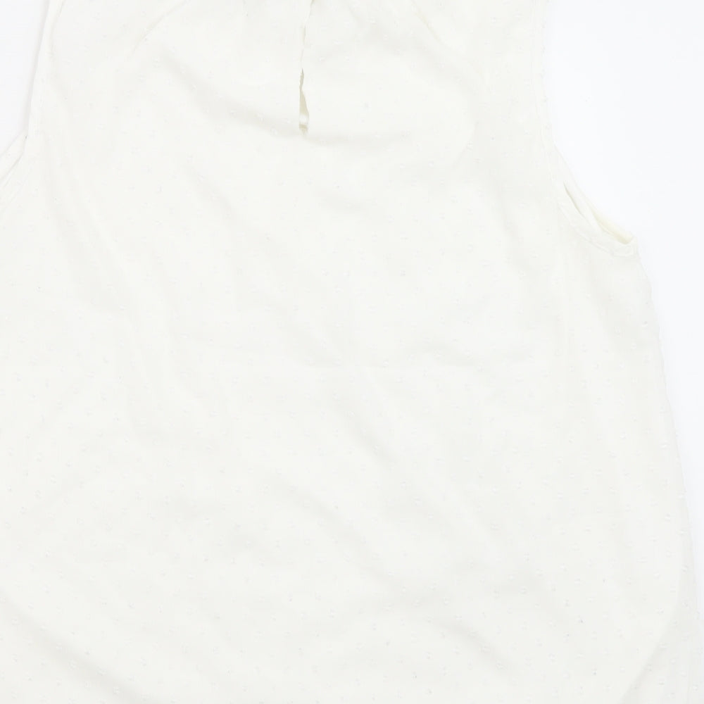 Womens UK Size 12 RESERVED White Basic Blouse