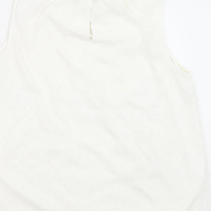 Womens UK Size 12 RESERVED White Basic Blouse