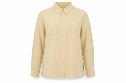 Womens UK Size 16 St Michael Beige Basic Button-Up