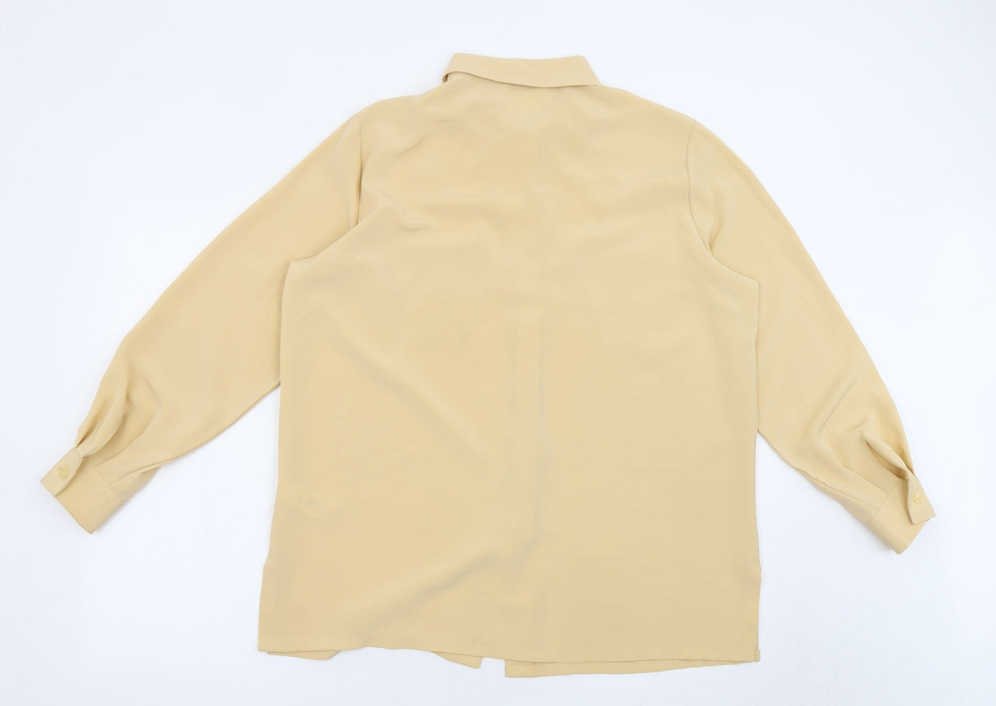 Womens UK Size 16 St Michael Beige Basic Button-Up