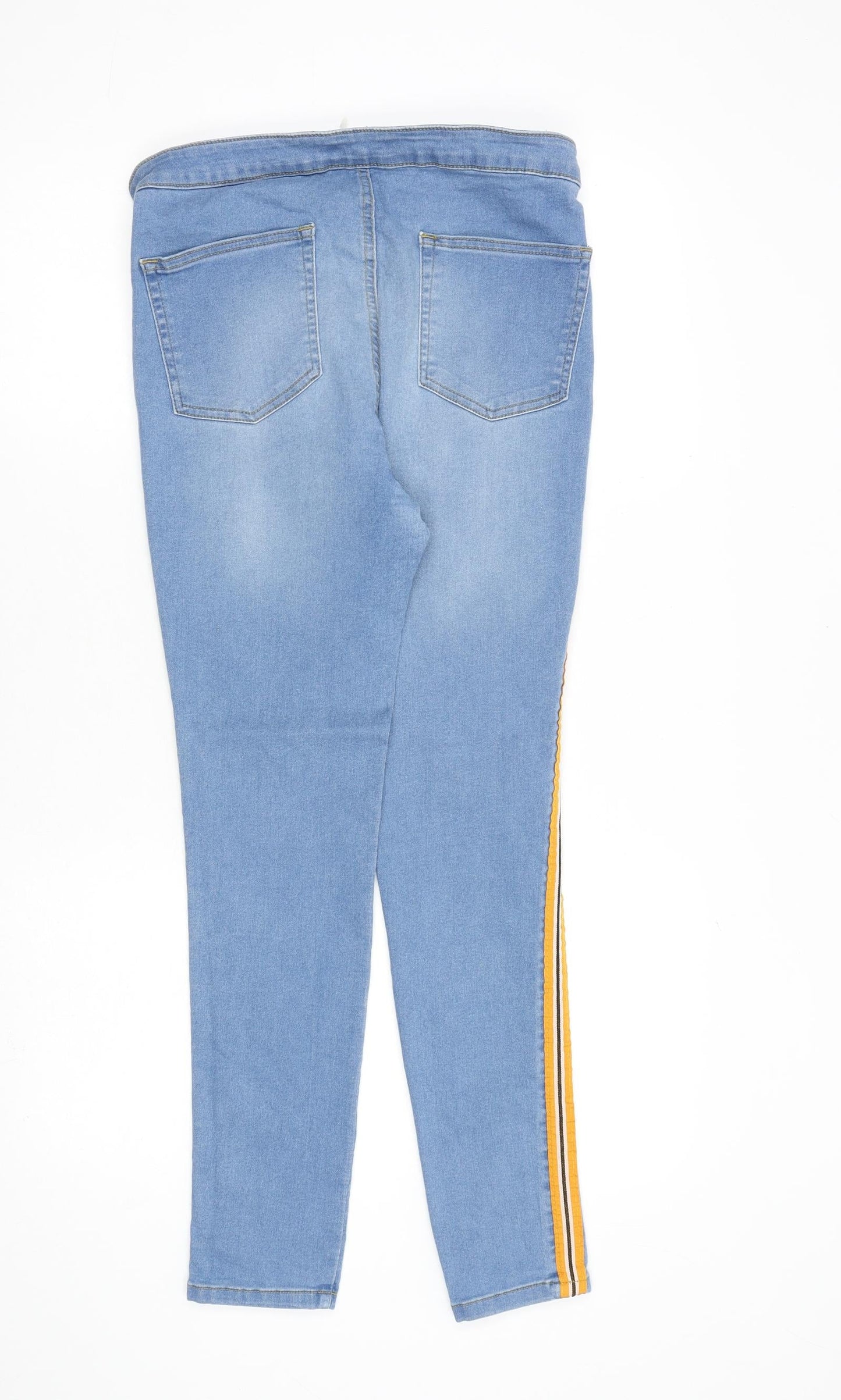 Guidado Perro Womens Blue Cotton Skinny Jeans Size 30 in L28 in Regular Zip