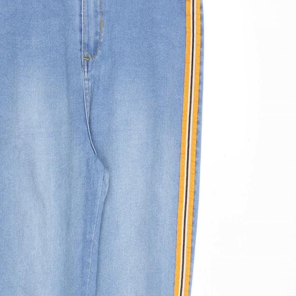 Guidado Perro Womens Blue Cotton Skinny Jeans Size 30 in L28 in Regular Zip