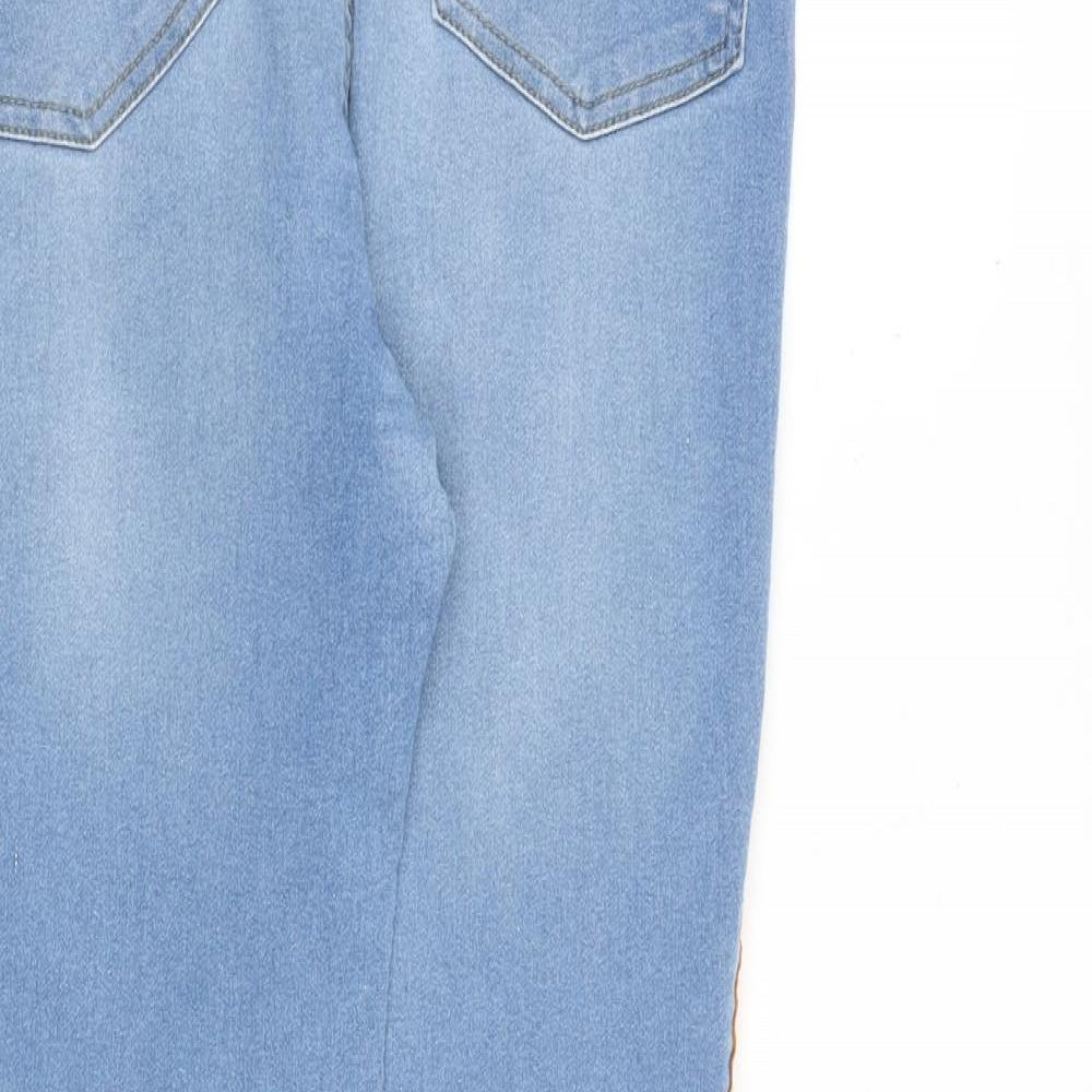 Guidado Perro Womens Blue Cotton Skinny Jeans Size 30 in L28 in Regular Zip