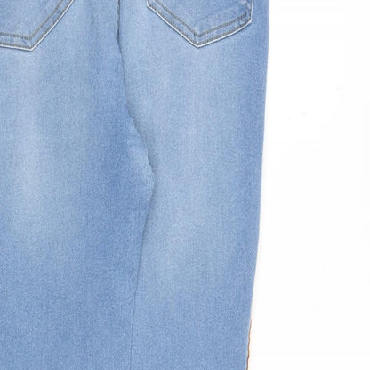 Guidado Perro Womens Blue Cotton Skinny Jeans Size 30 in L28 in Regular Zip