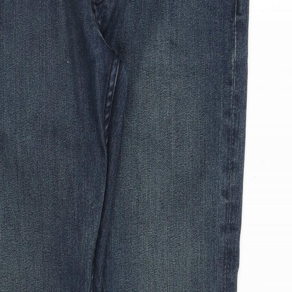 Denim & Co. Mens Blue Cotton Skinny Jeans Size 34 in L32 in Regular Zip