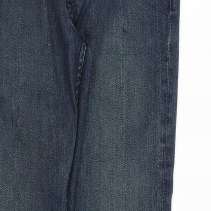 Denim & Co. Mens Blue Cotton Skinny Jeans Size 34 in L32 in Regular Zip