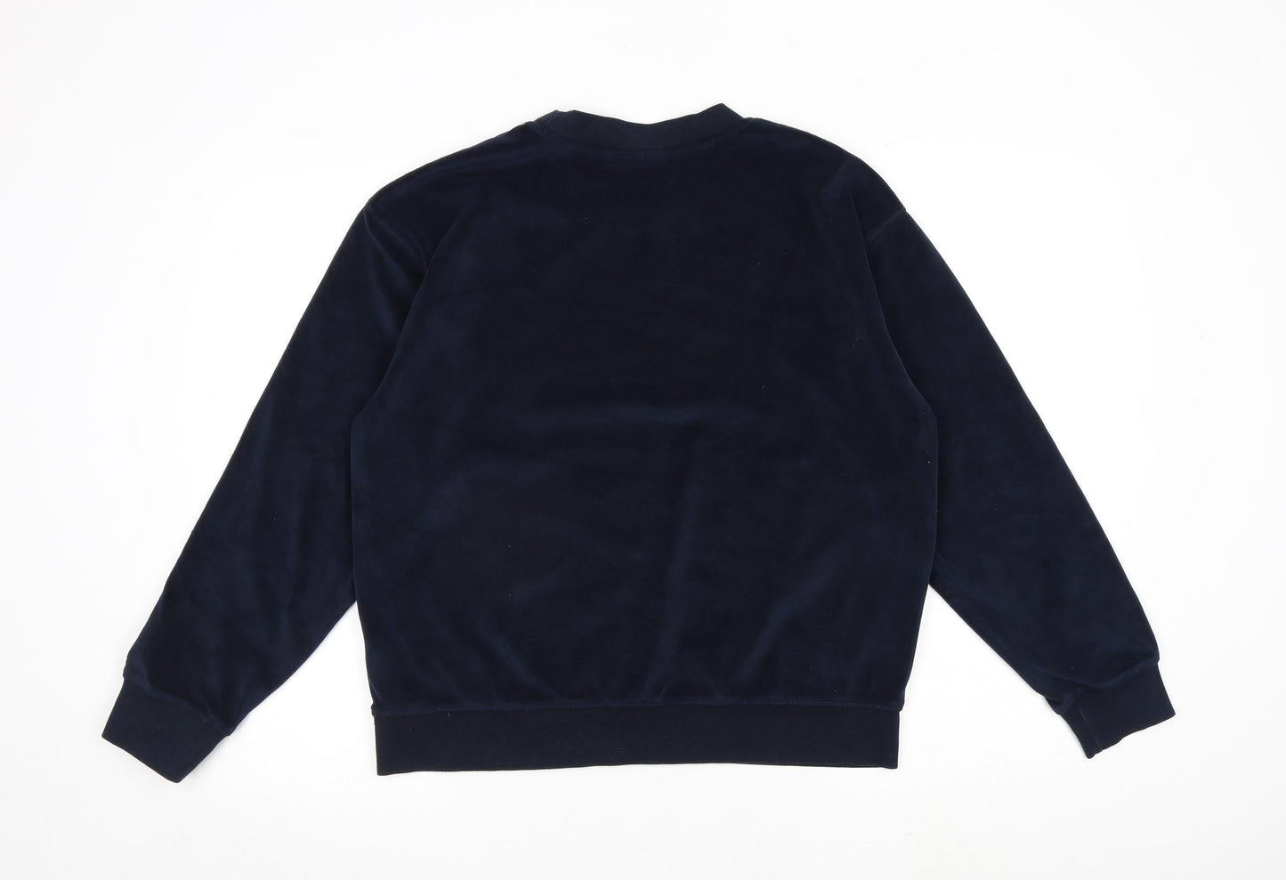 Juicy Couture Womens Blue Polyester Pullover Sweatshirt Size M Pullover