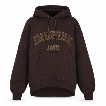 River Island Womens Brown 100% Cotton Pullover Hoodie Size XS Pullover