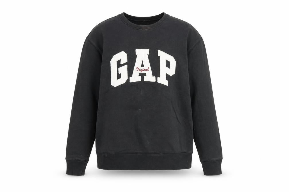 Womens UK Size XS Gap Black Pullover Sweatshirt