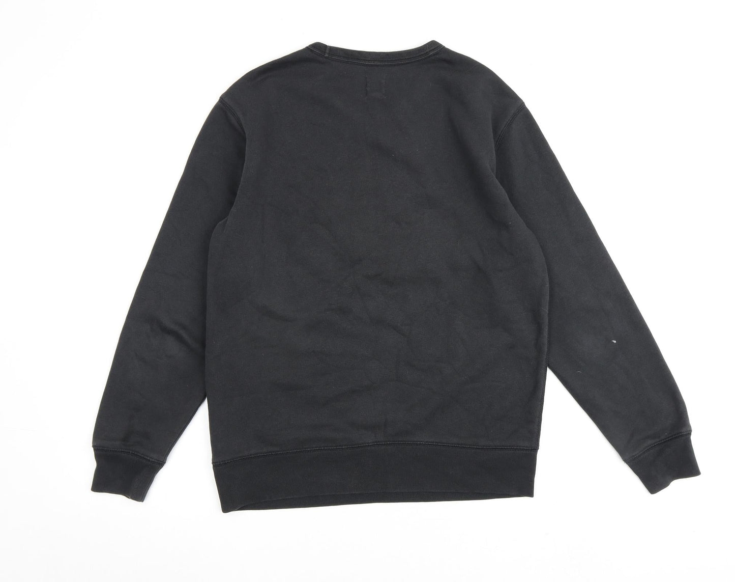 Gap Womens Black Cotton Pullover Sweatshirt Size XS Pullover