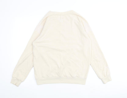 Womens UK Size S NEXT Ivory Pullover Sweatshirt