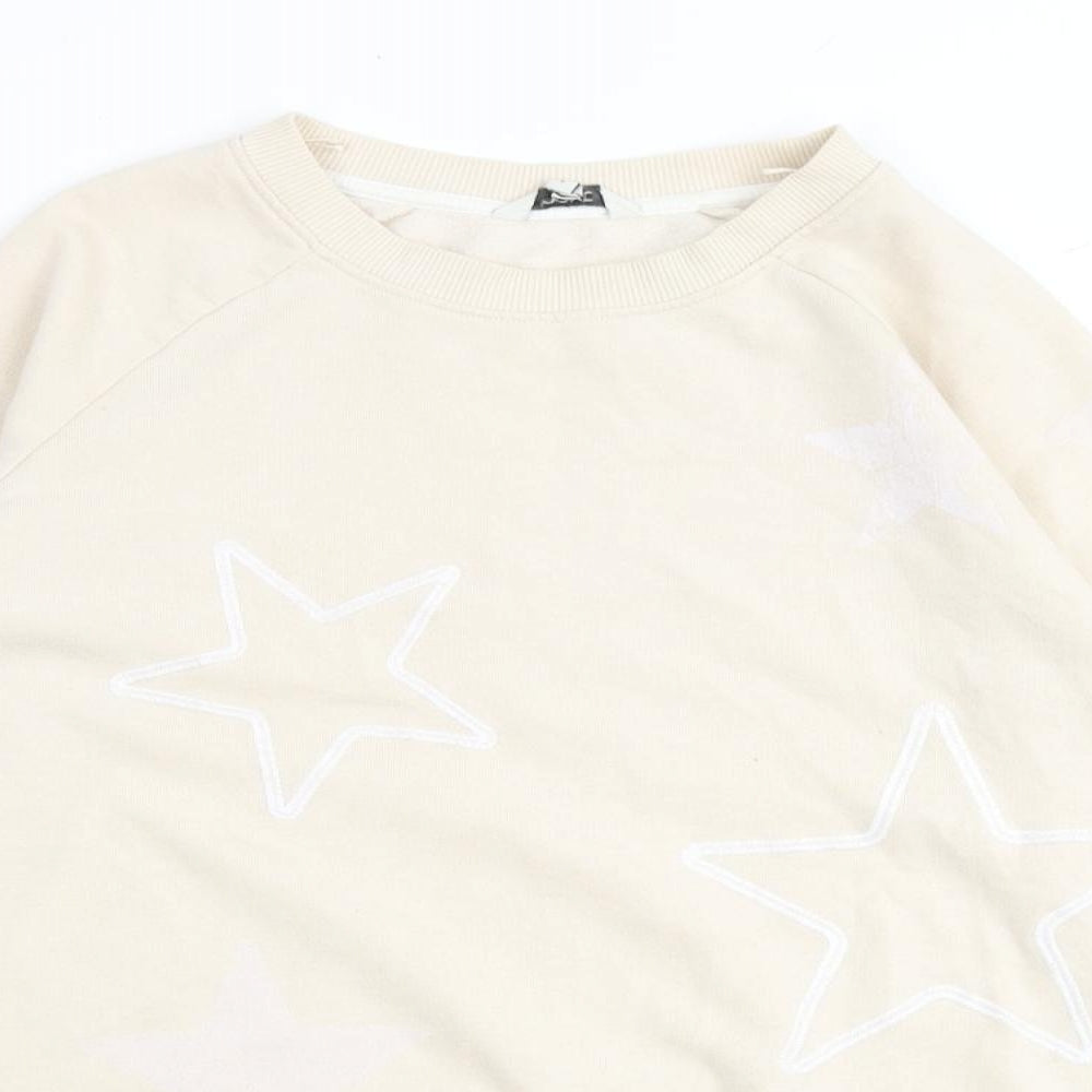 Womens UK Size S NEXT Ivory Pullover Sweatshirt