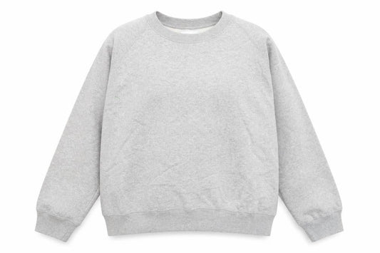 Liquid Womens Grey Cotton Pullover Sweatshirt Size L Pullover