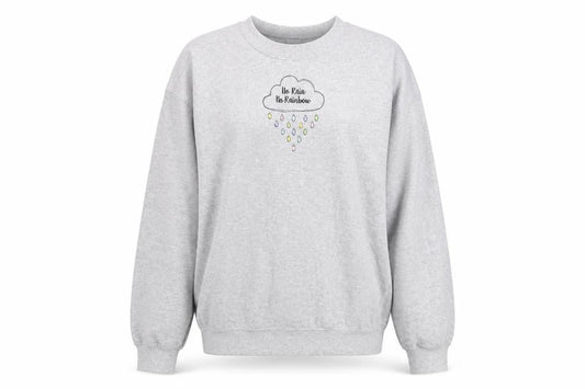 Lydia Lovegrove Womens Grey Cotton Pullover Sweatshirt Size L Pullover