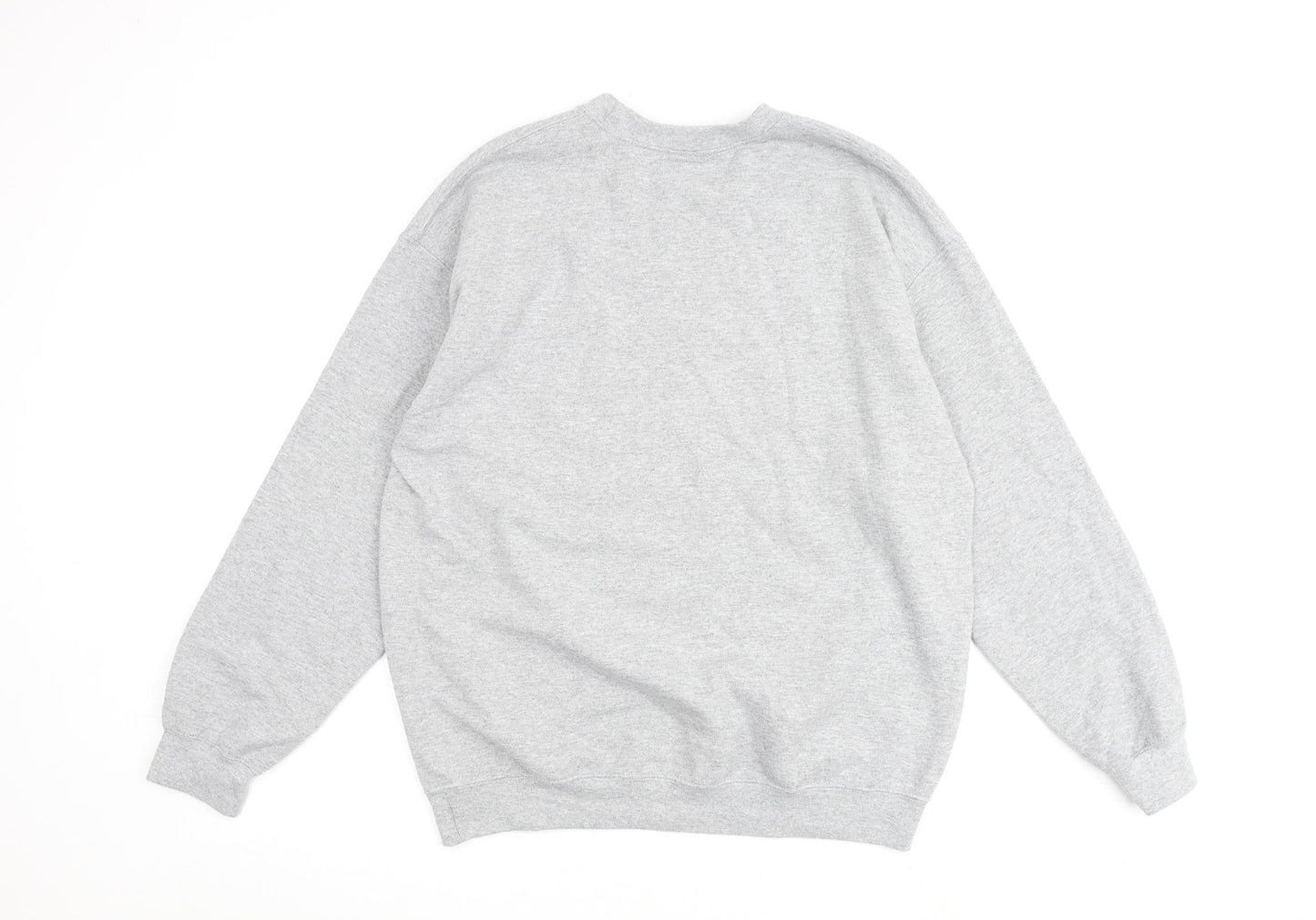 Lydia Lovegrove Womens Grey Cotton Pullover Sweatshirt Size L Pullover