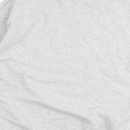Lydia Lovegrove Womens Grey Cotton Pullover Sweatshirt Size L Pullover