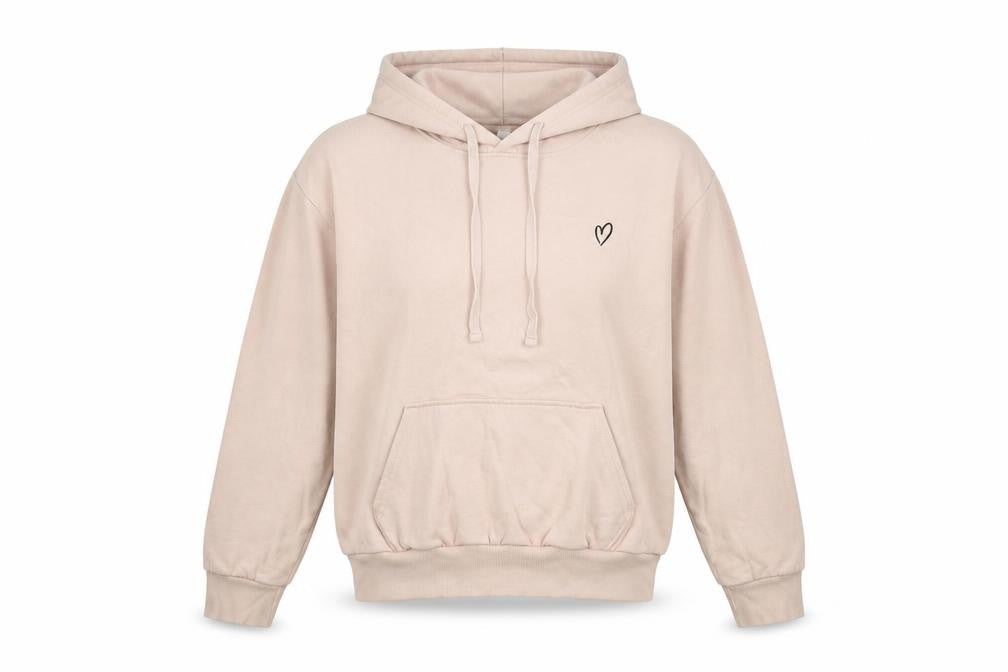 Womens UK Size S H&M Pink Pullover Hoodie