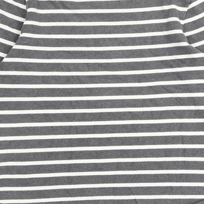 Gap Womens Grey Striped 100% Cotton Pullover Sweatshirt Size M Pullover