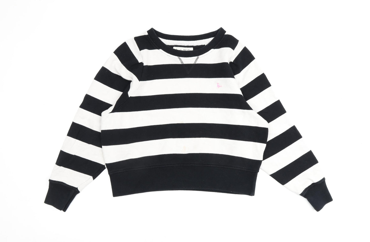 Womens UK Size 10 Jack Wills Black Pullover Sweatshirt