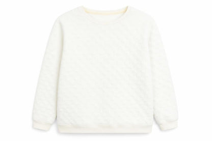 Zara Girls Ivory Polyester Pullover Sweatshirt Size 11-12 Years Pullover