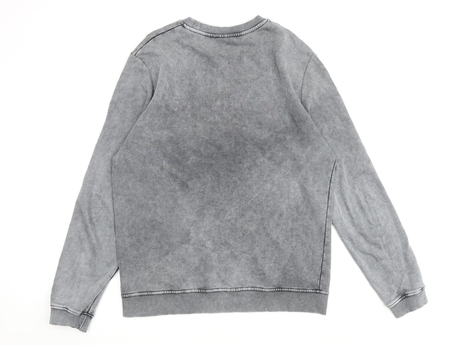 Mens UK Size M ASOS Grey Pullover Sweatshirt