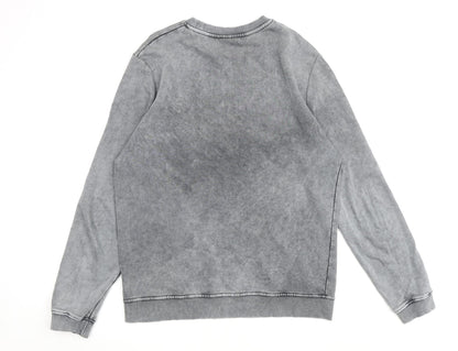 Mens UK Size M ASOS Grey Pullover Sweatshirt