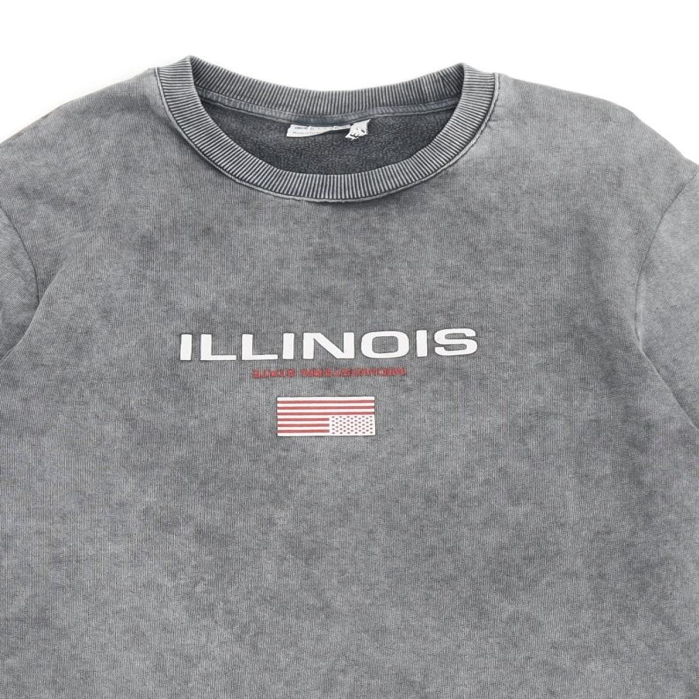 Mens UK Size M ASOS Grey Pullover Sweatshirt