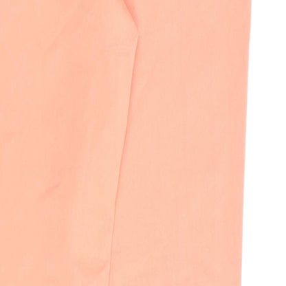 Scenario Womens Pink Cotton Trousers Size 30 in L32 in Regular Zip