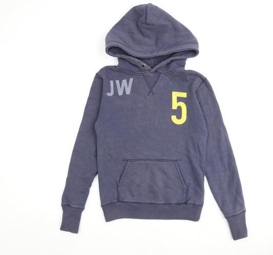 Womens UK Size 8 Jack Wills Blue Pullover Hoodie