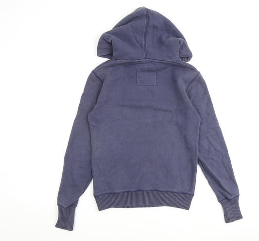 Womens UK Size 8 Jack Wills Blue Pullover Hoodie