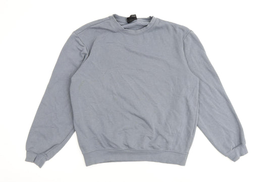 Mens UK Size S H&M Grey Pullover Sweatshirt