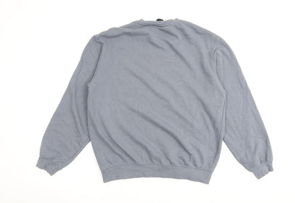 Mens UK Size S H&M Grey Pullover Sweatshirt