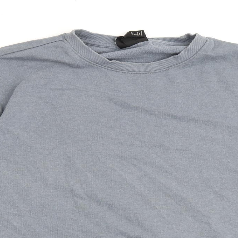 Mens UK Size S H&M Grey Pullover Sweatshirt