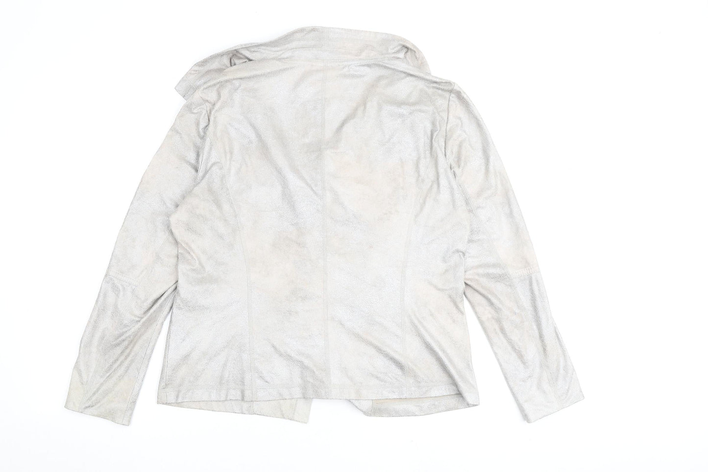 Gerry Womens Silver Jacket Size 16 Snap