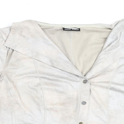 Gerry Womens Silver Jacket Size 16 Snap