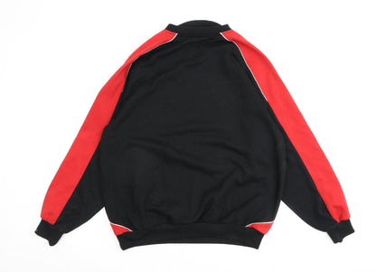 Prostar Mens Black Polyester Pullover Sweatshirt Size M