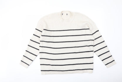 Womens UK Size L Marks and Spencer Ivory Pullover Jumper