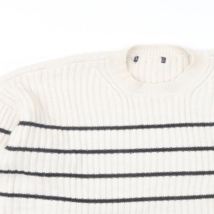 Womens UK Size L Marks and Spencer Ivory Pullover Jumper