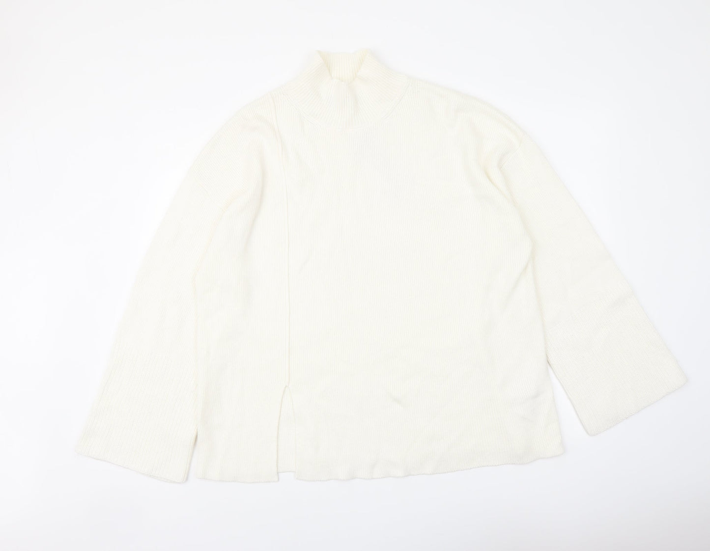 Womens UK Size L Marks and Spencer Ivory Pullover Jumper