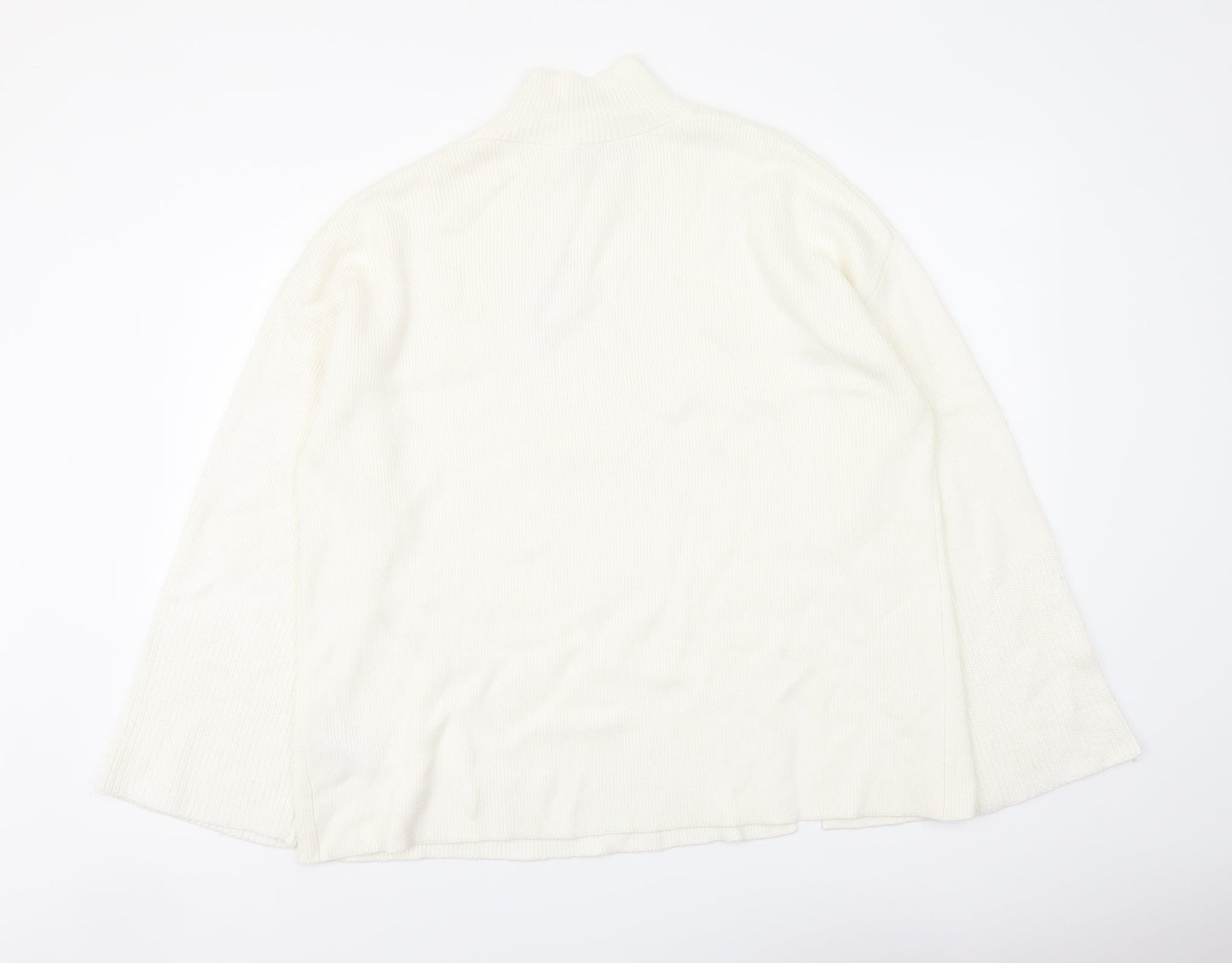 Womens UK Size L Marks and Spencer Ivory Pullover Jumper