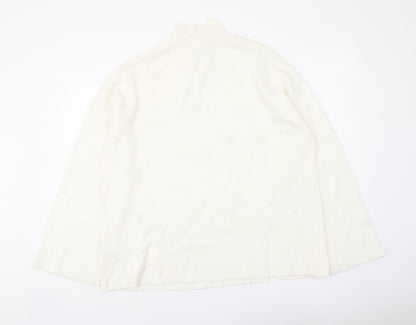 Womens UK Size L Marks and Spencer Ivory Pullover Jumper