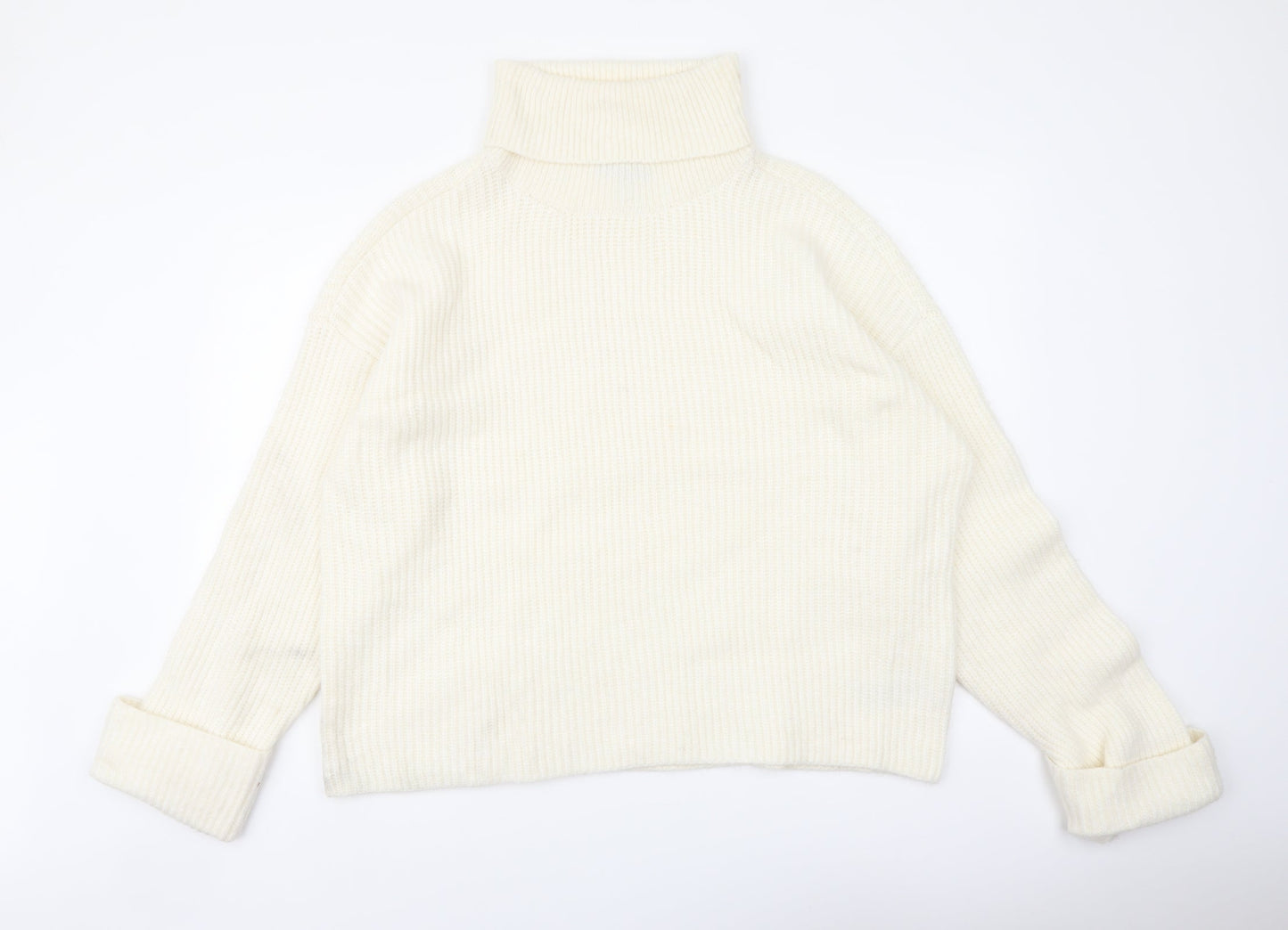 Womens UK Size XL Marks and Spencer Ivory Pullover Jumper