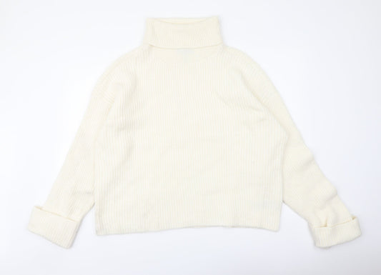 Womens UK Size XL Marks and Spencer Ivory Pullover Jumper