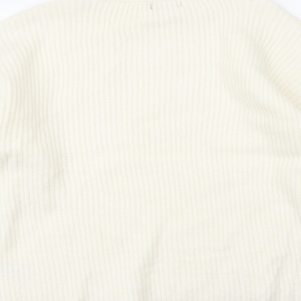 Womens UK Size XL Marks and Spencer Ivory Pullover Jumper