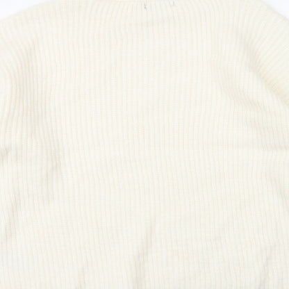 Womens UK Size XL Marks and Spencer Ivory Pullover Jumper