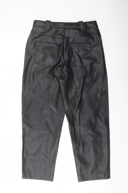 Womens UK Size 10 Marks and Spencer Regular Fit  Black Trousers