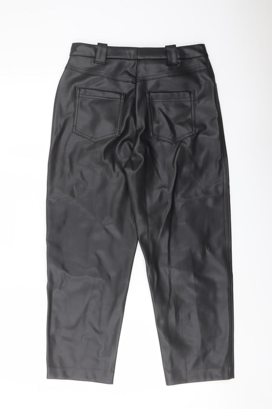 Womens UK Size 10 Marks and Spencer Regular Fit  Black Trousers