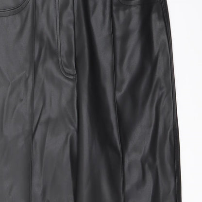 Womens UK Size 10 Marks and Spencer Regular Fit  Black Trousers