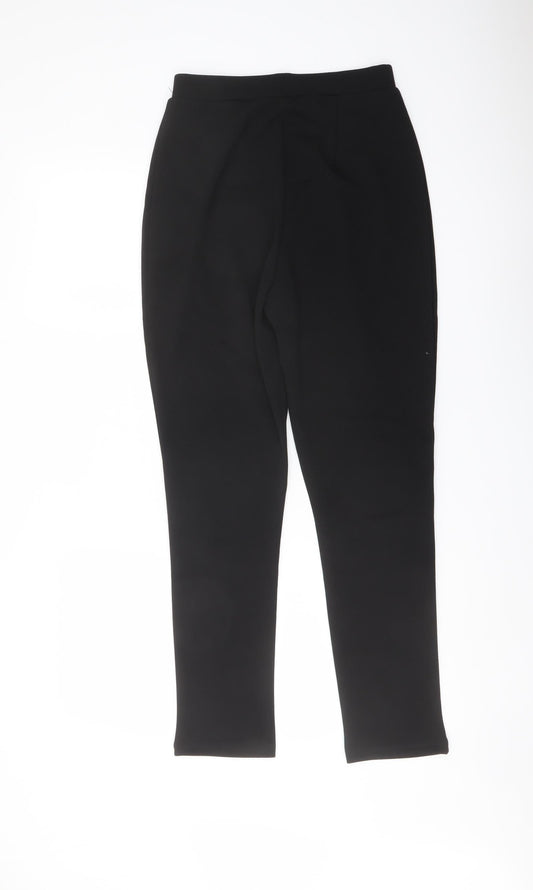 Womens UK Size 8 ASOS Regular Fit  Black Trousers